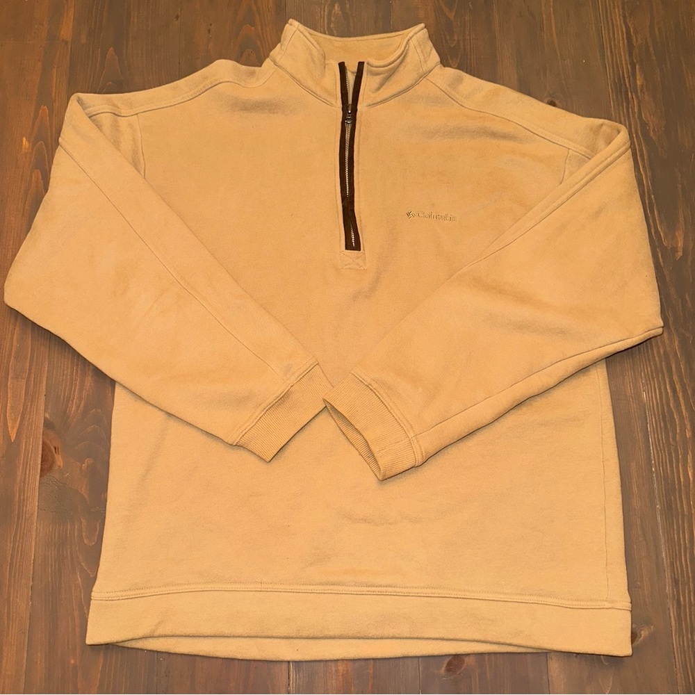 Columbia half zip pull over fleece